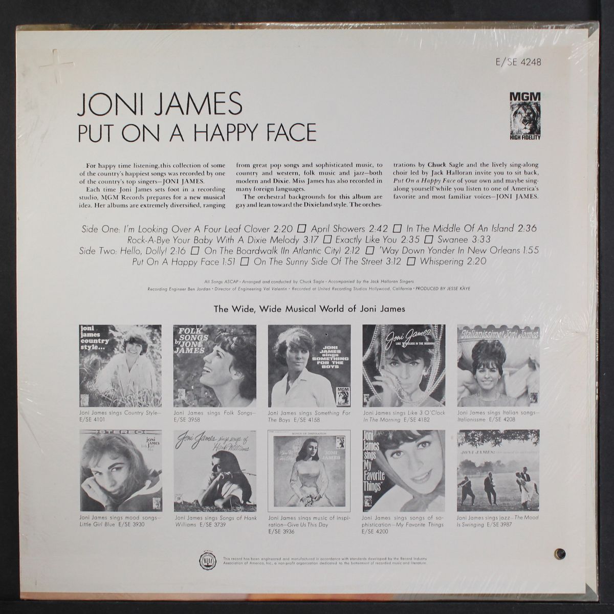 put on a happy face by JONI JAMES