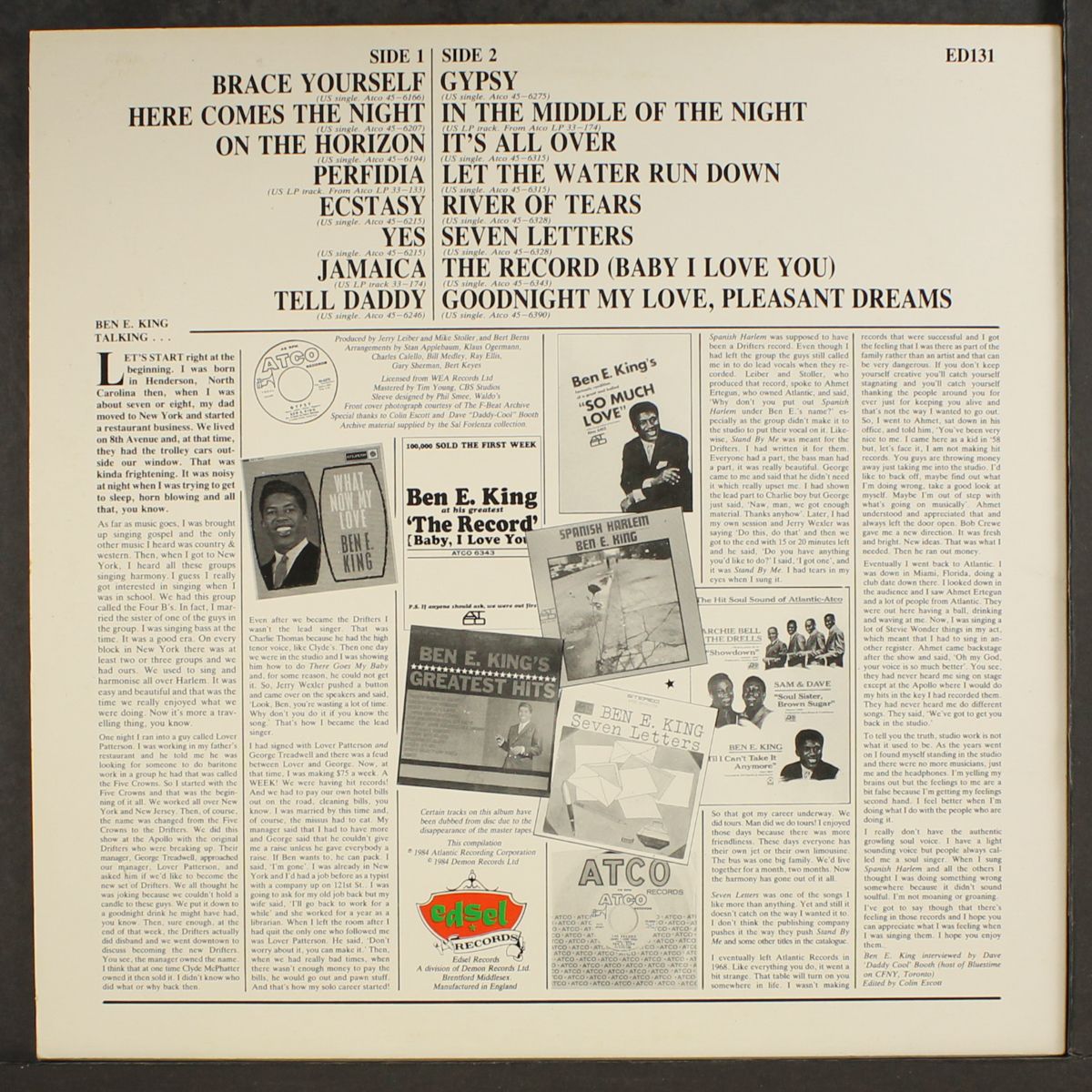 here comes the night by BEN E KING