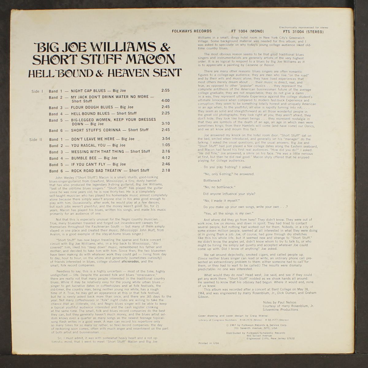 hell bound & heaven sent by BIG JOE WILLIAMS & SHORT STUFF MACON