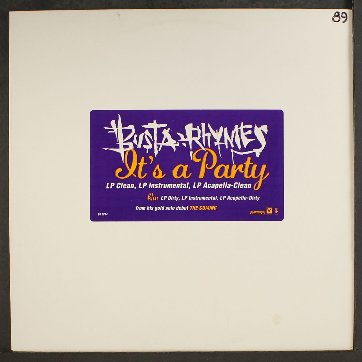 it's a party / instro by BUSTA RHYMES