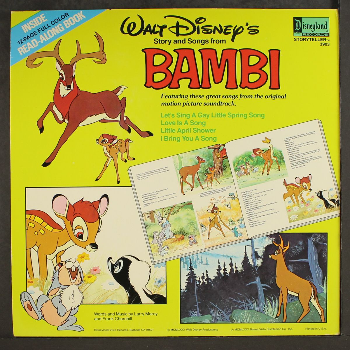 story and songs from bambi by HAL SMITH