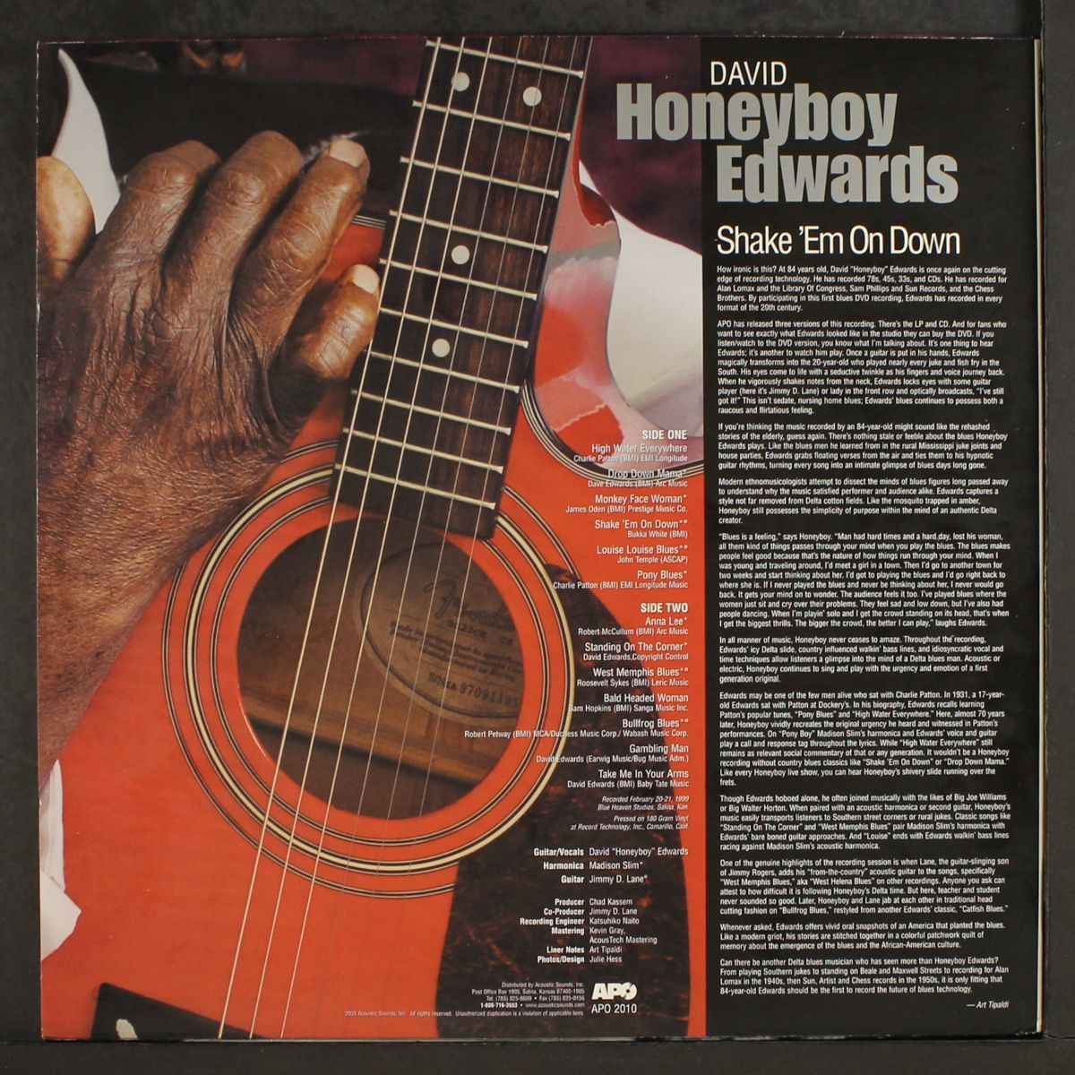 shake em on down by DAVID 'HONEYBOY' EDWARDS