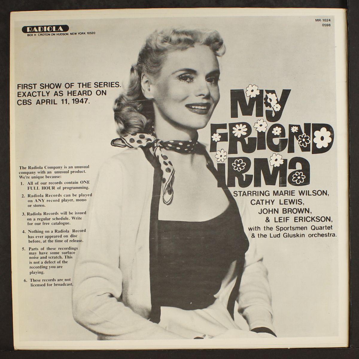 duffy's tavern / my friend irma by ORIGINAL RADIO BROADCAST