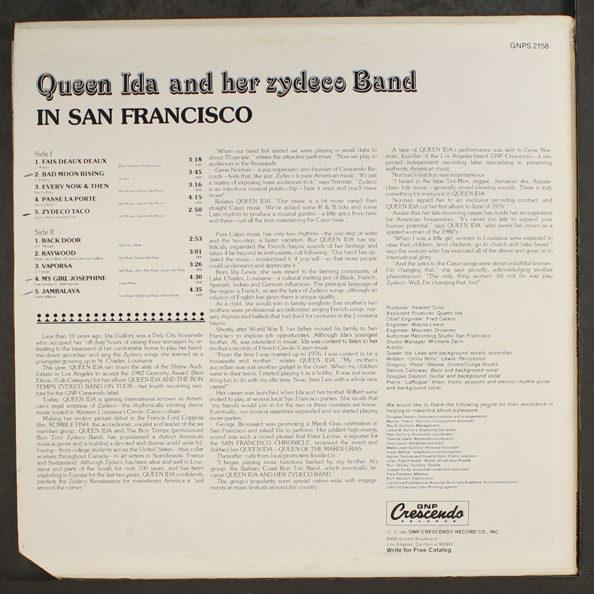 in san francisco by QUEEN IDA & HER ZYDECO BAND
