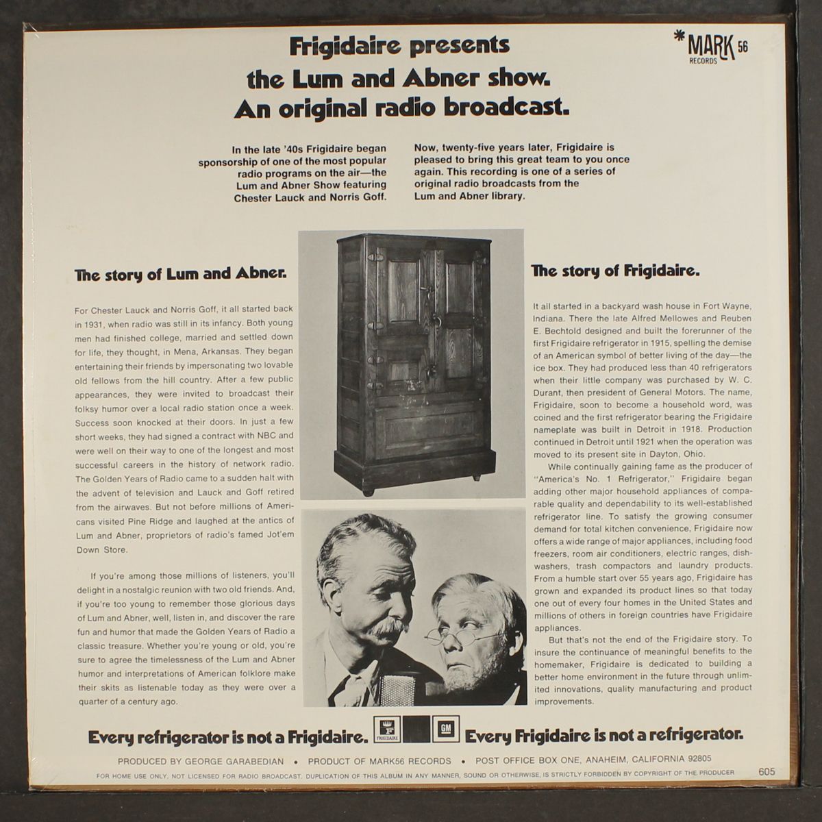an evening with lum & abner, vol. 1 1949 by ORIGINAL RADIO BROADCAST