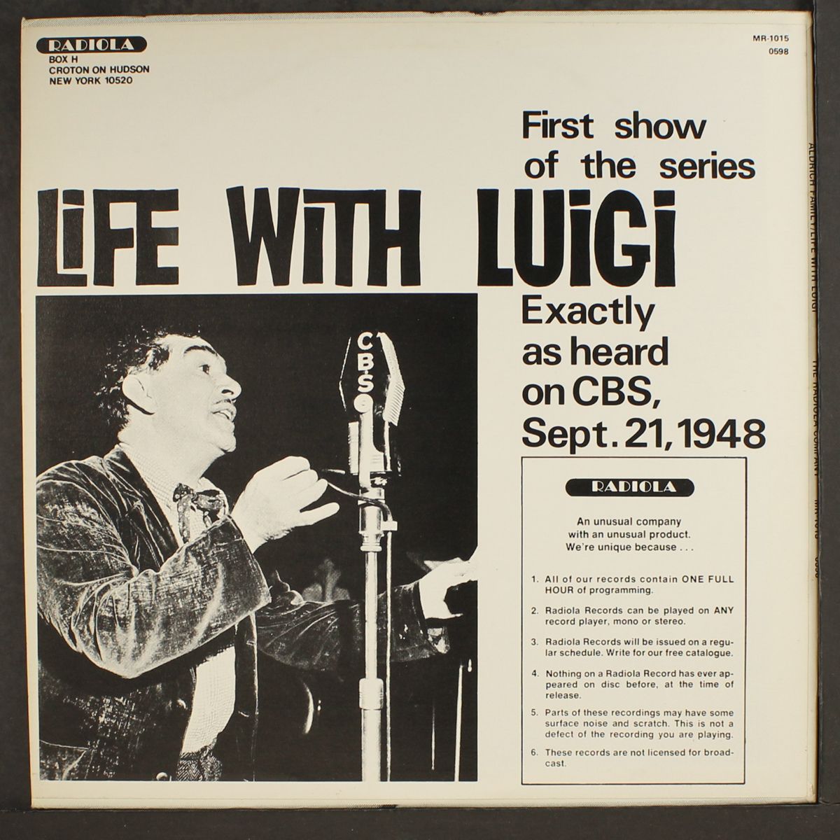 the aldrich family / life with luigi by ORIGINAL RADIO BROADCAST
