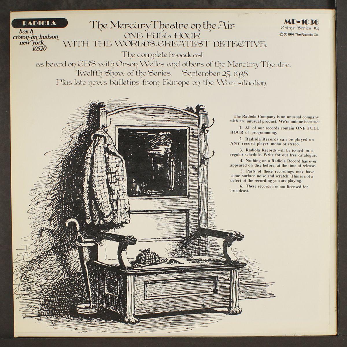 the immortal sherlock holmes by ORIGINAL RADIO BROADCAST
