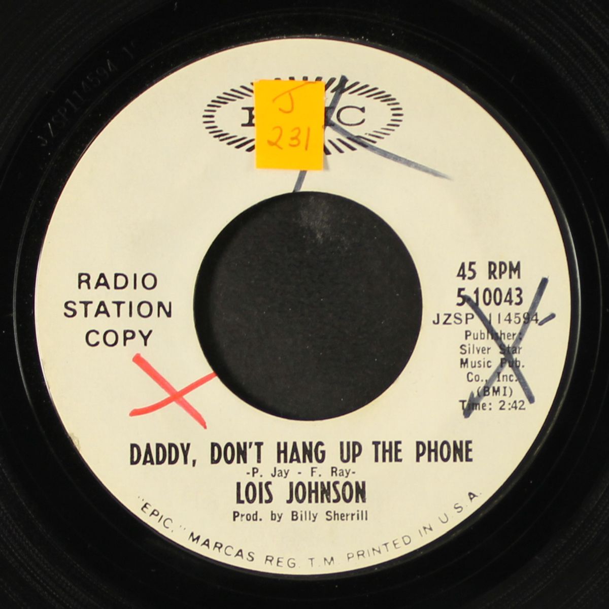 letters have no arms / daddy, don't hang up the phone by LOIS JOHNSON