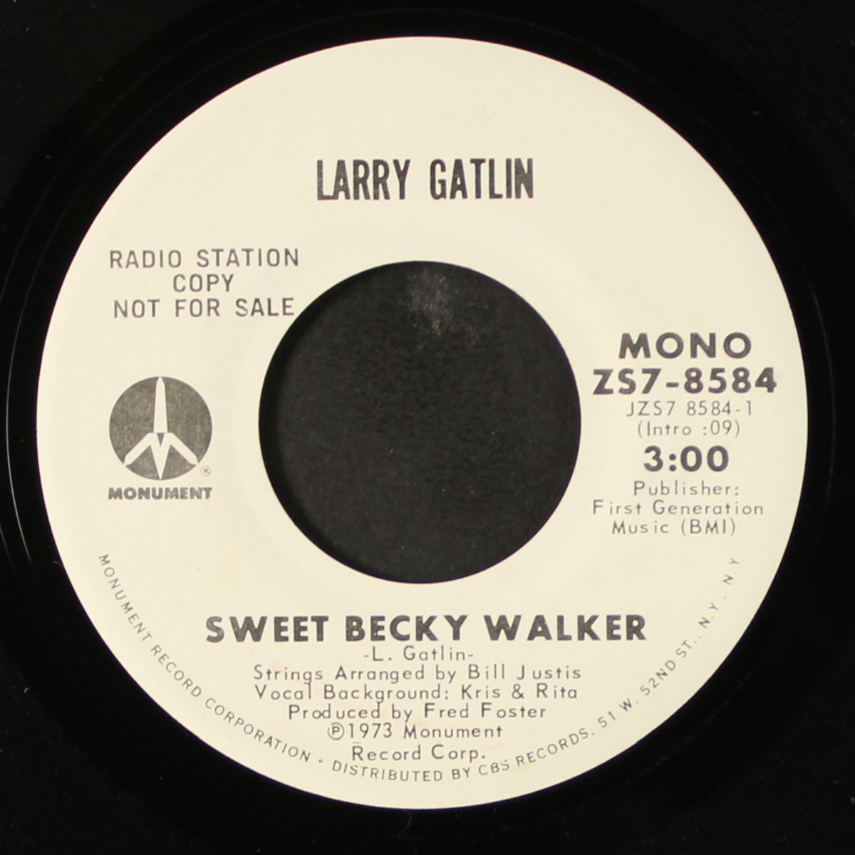 sweet becky walker / mono by LARRY GATLIN