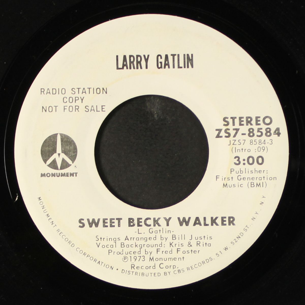 sweet becky walker / mono by LARRY GATLIN