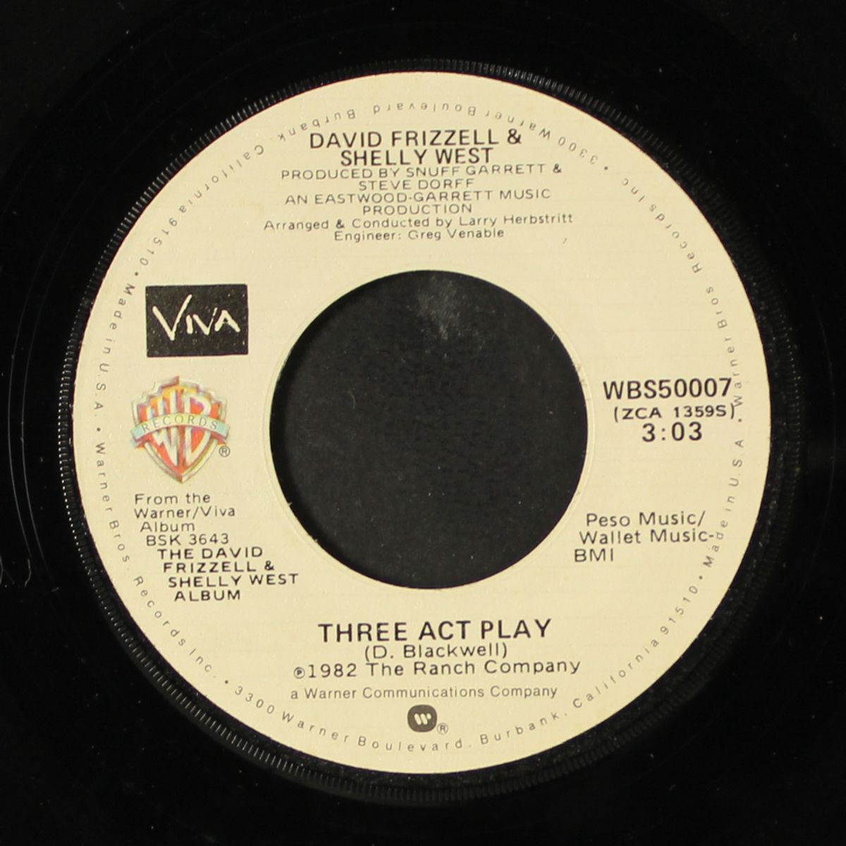 another honky-tonk night on broadway / mono by DAVID FRIZZELL & SHELLY WEST