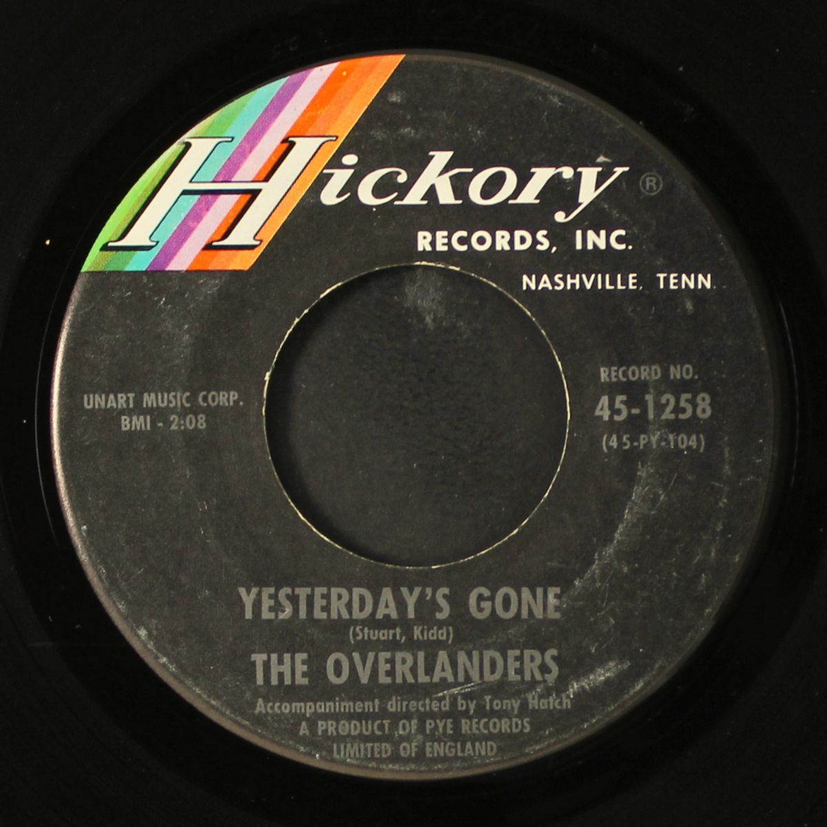 yesterday's gone by OVERLANDERS