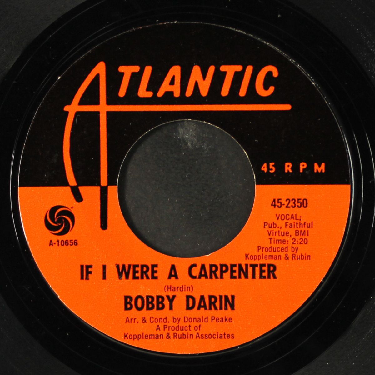 if i were a carpenter / rainin' by BOBBY DARIN