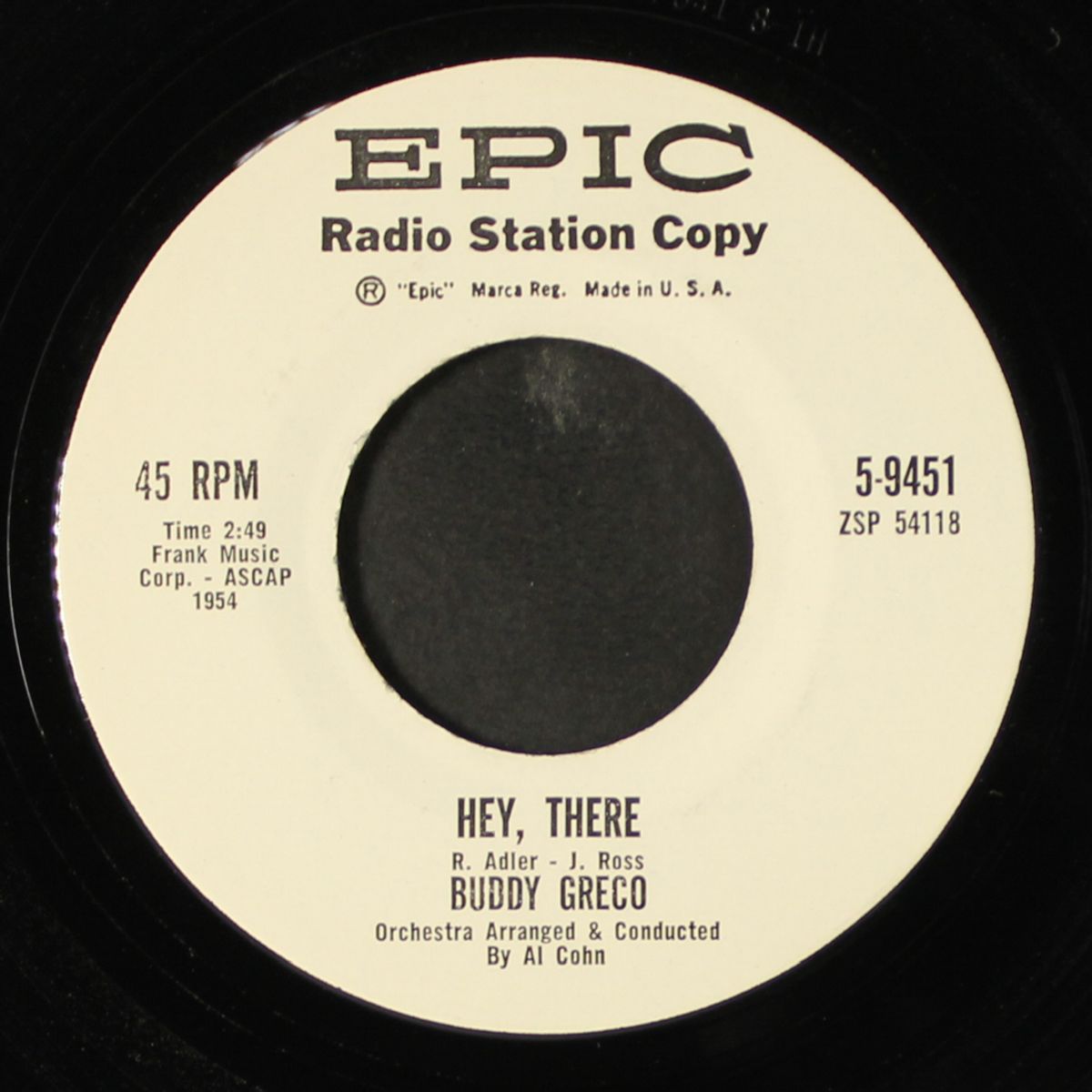 hey, there / around the world by BUDDY GRECO