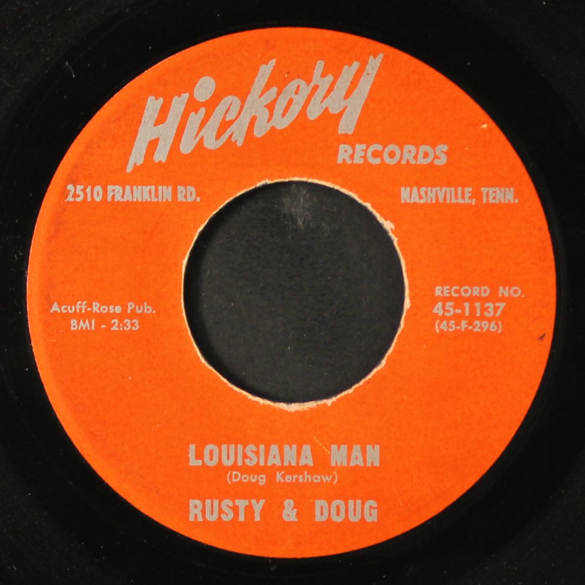 louisiana man / make me realize by RUSTY & DOUG