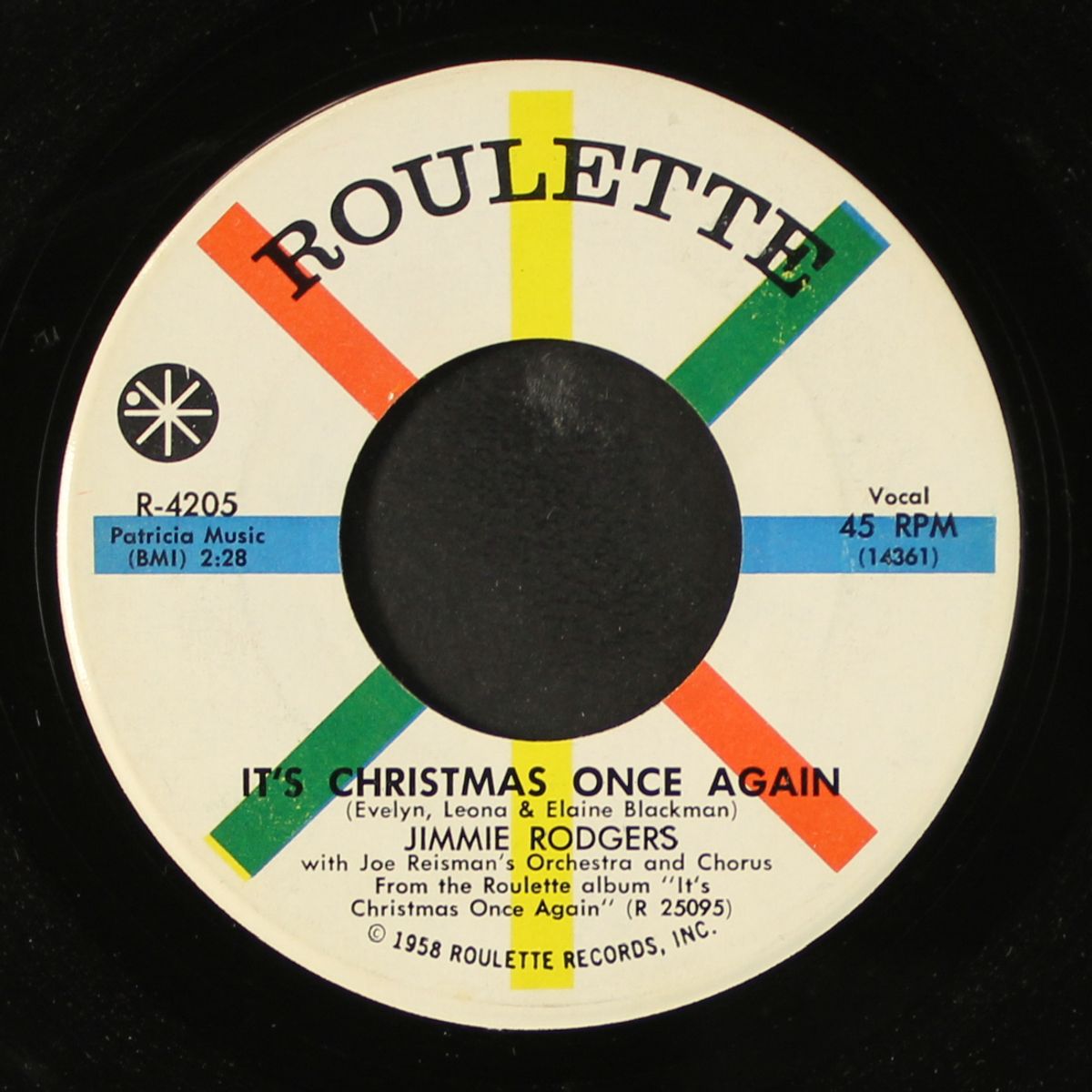 wistful willie / it's christmas once again by JIMMIE RODGERS