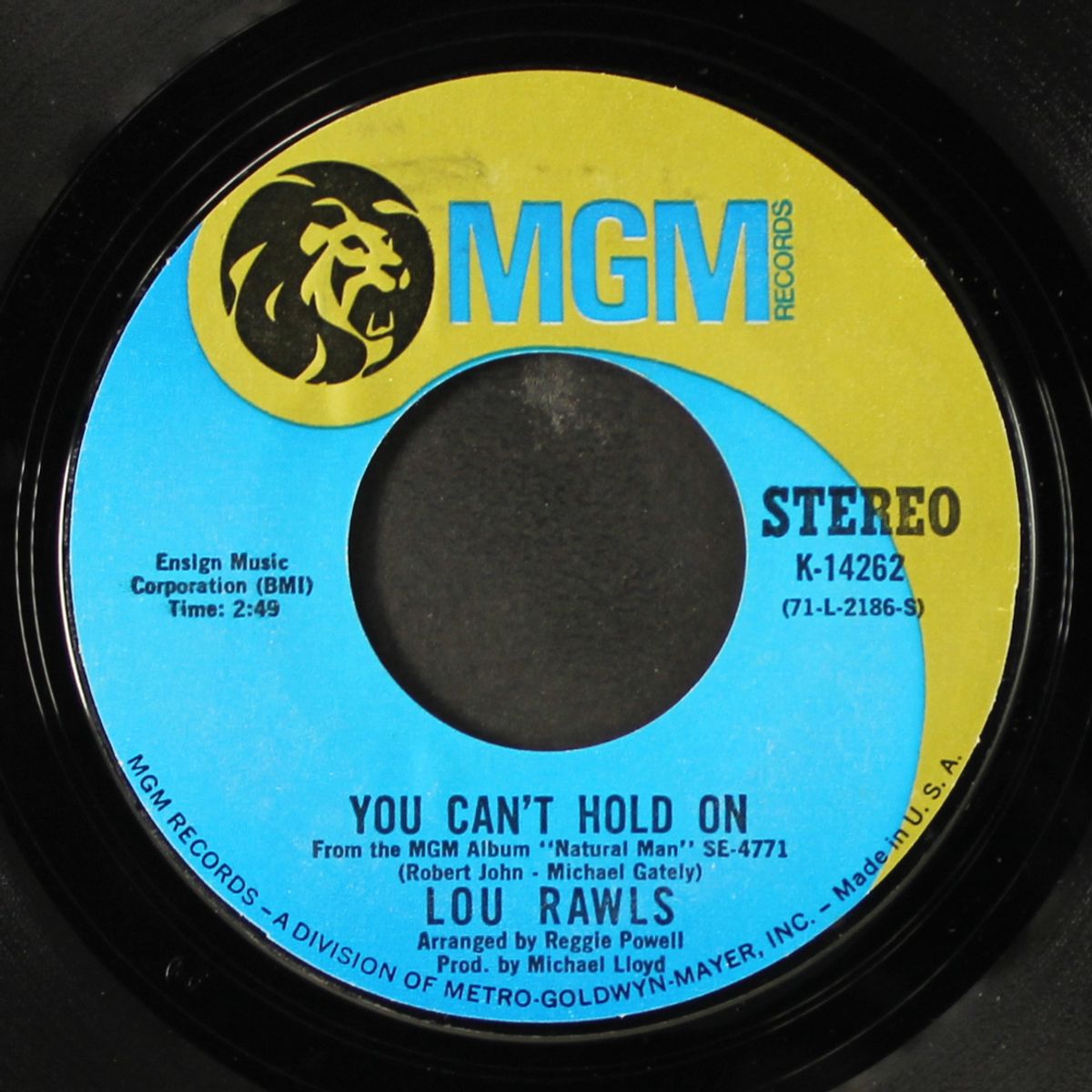 a natural man / you can't hold on by LOU RAWLS