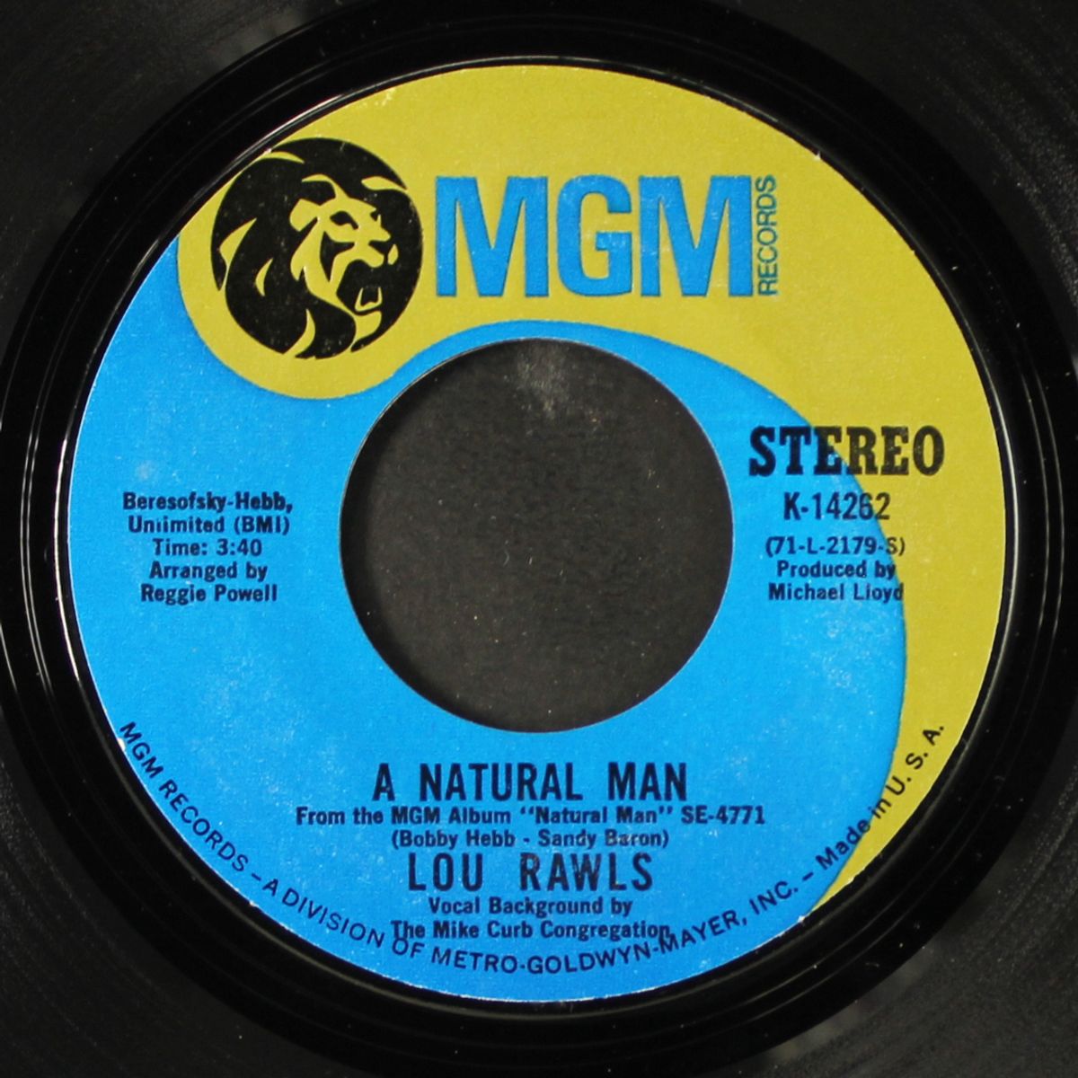 a natural man / you can't hold on by LOU RAWLS