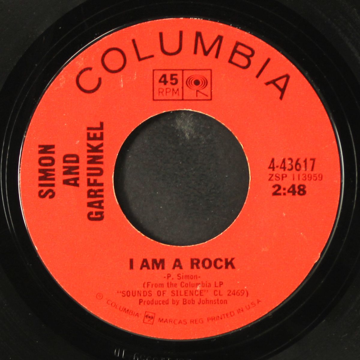 i am a rock / flowers never bend with the rainfall by SIMON & GARFUNKEL
