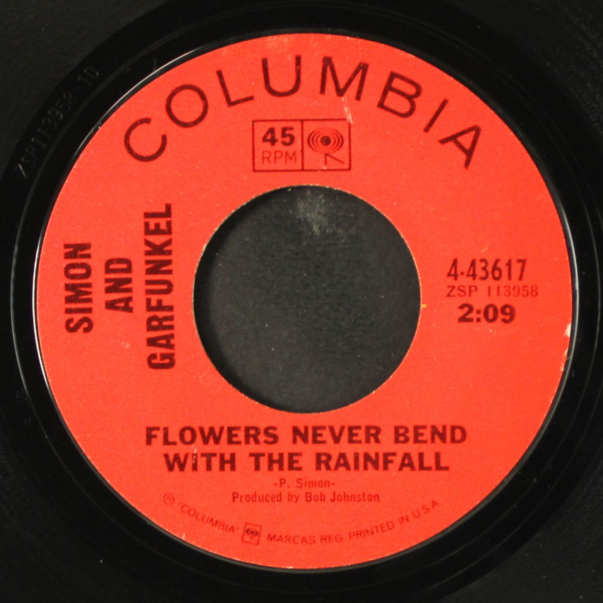 i am a rock / flowers never bend with the rainfall by SIMON & GARFUNKEL