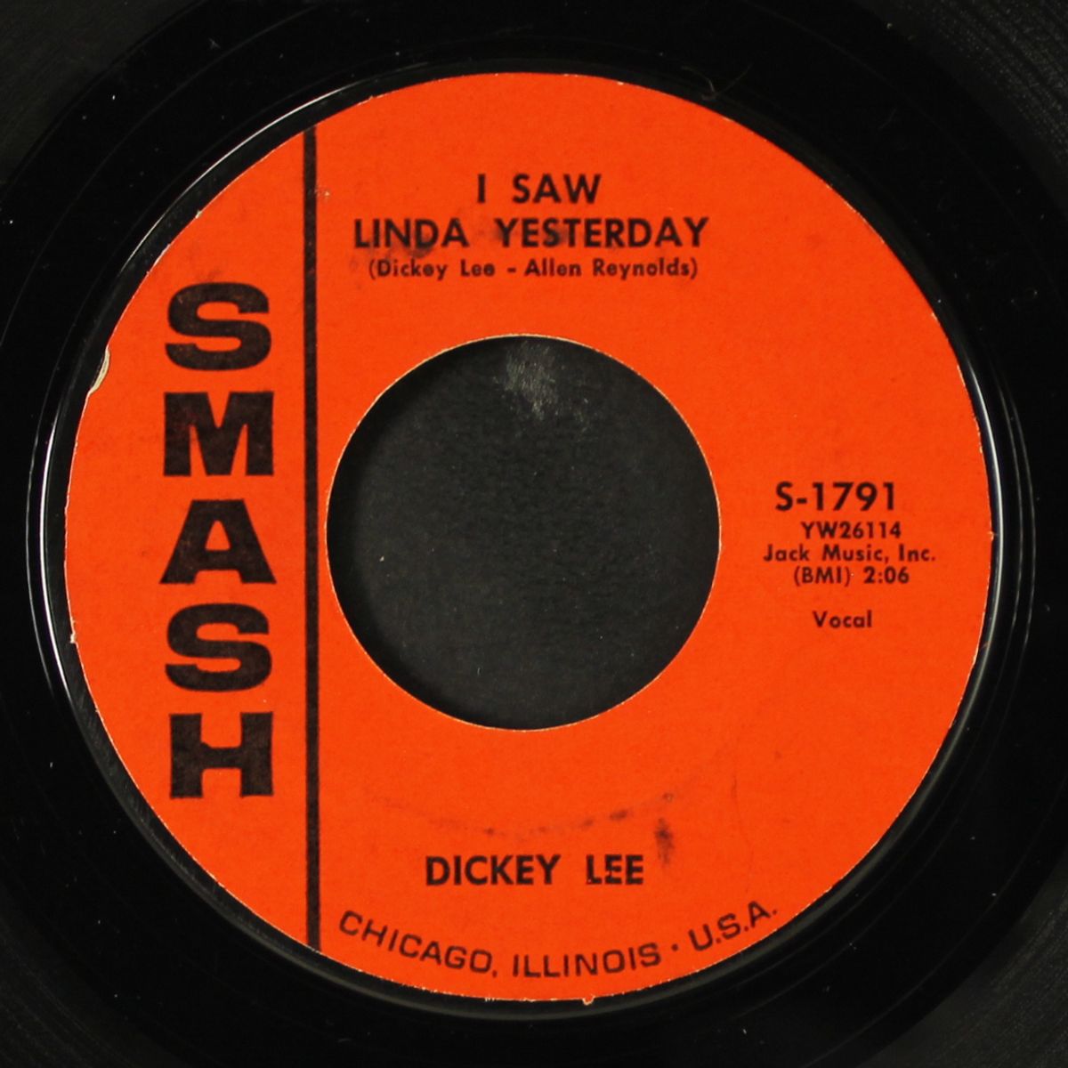 i saw linda yesterday / the girl i can't forget by DICKEY LEE