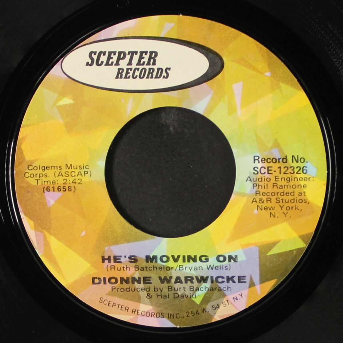 amanda / he's moving on by DIONNE WARWICK