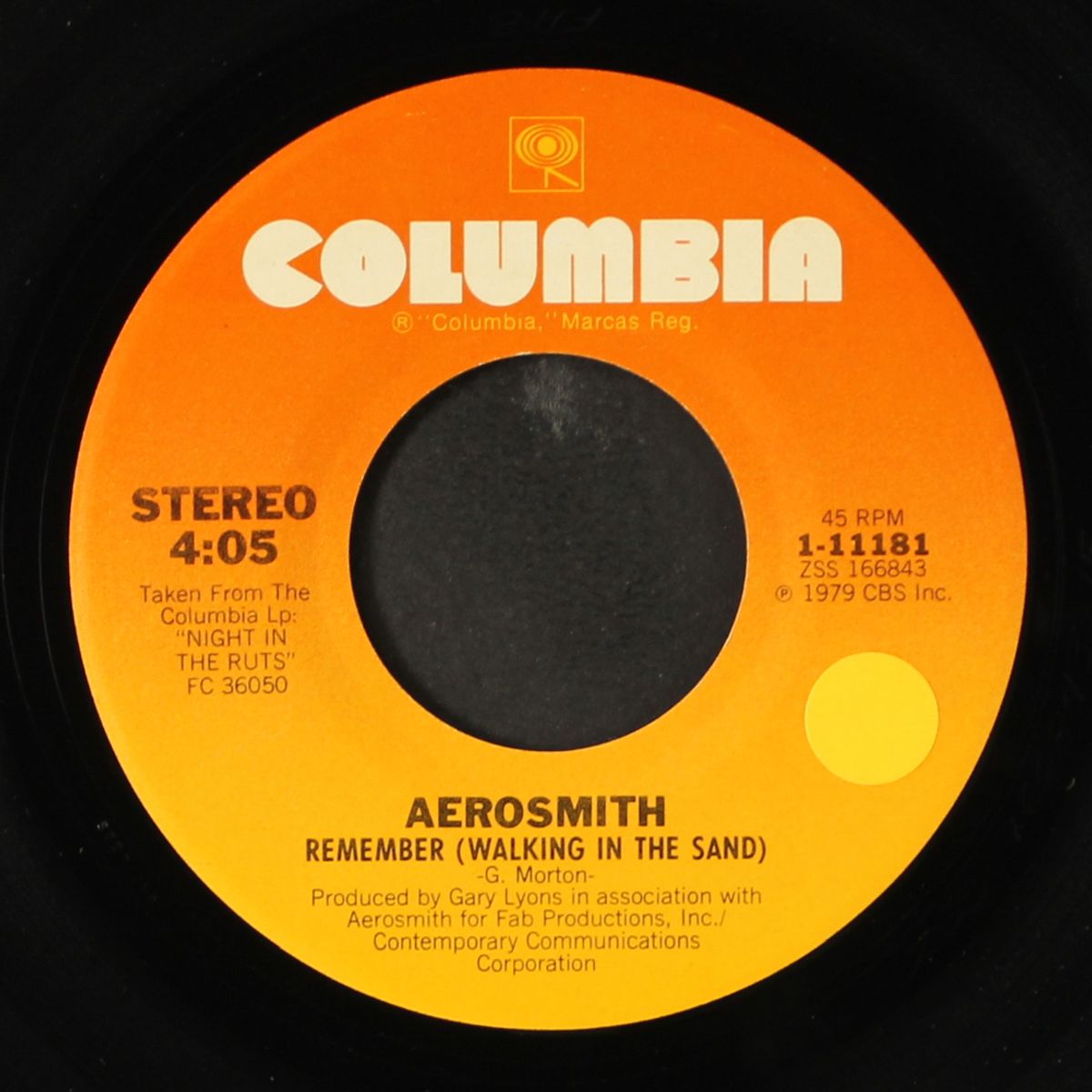 remember (walking in the sand) / bone to bone by AEROSMITH