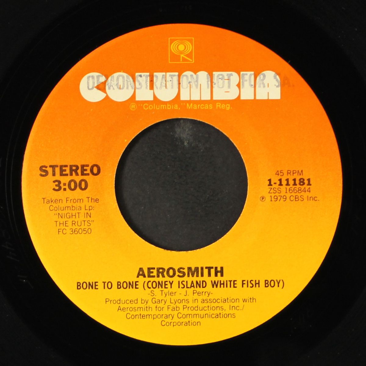 remember (walking in the sand) / bone to bone by AEROSMITH
