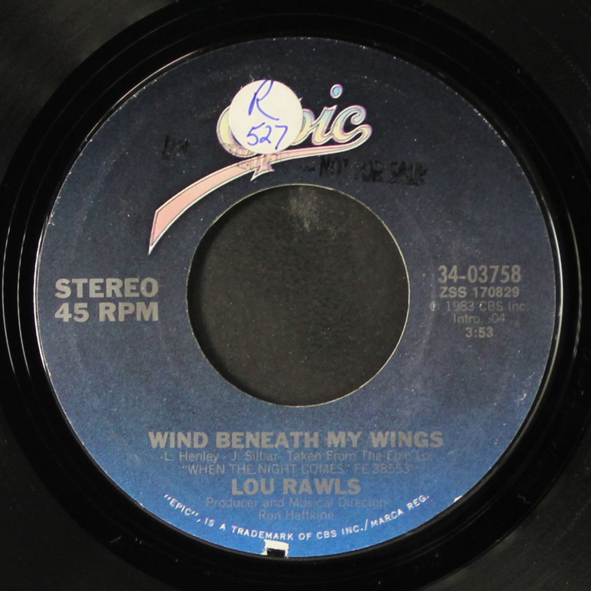 wind beneath my wings / midnight sunshine by LOU RAWLS