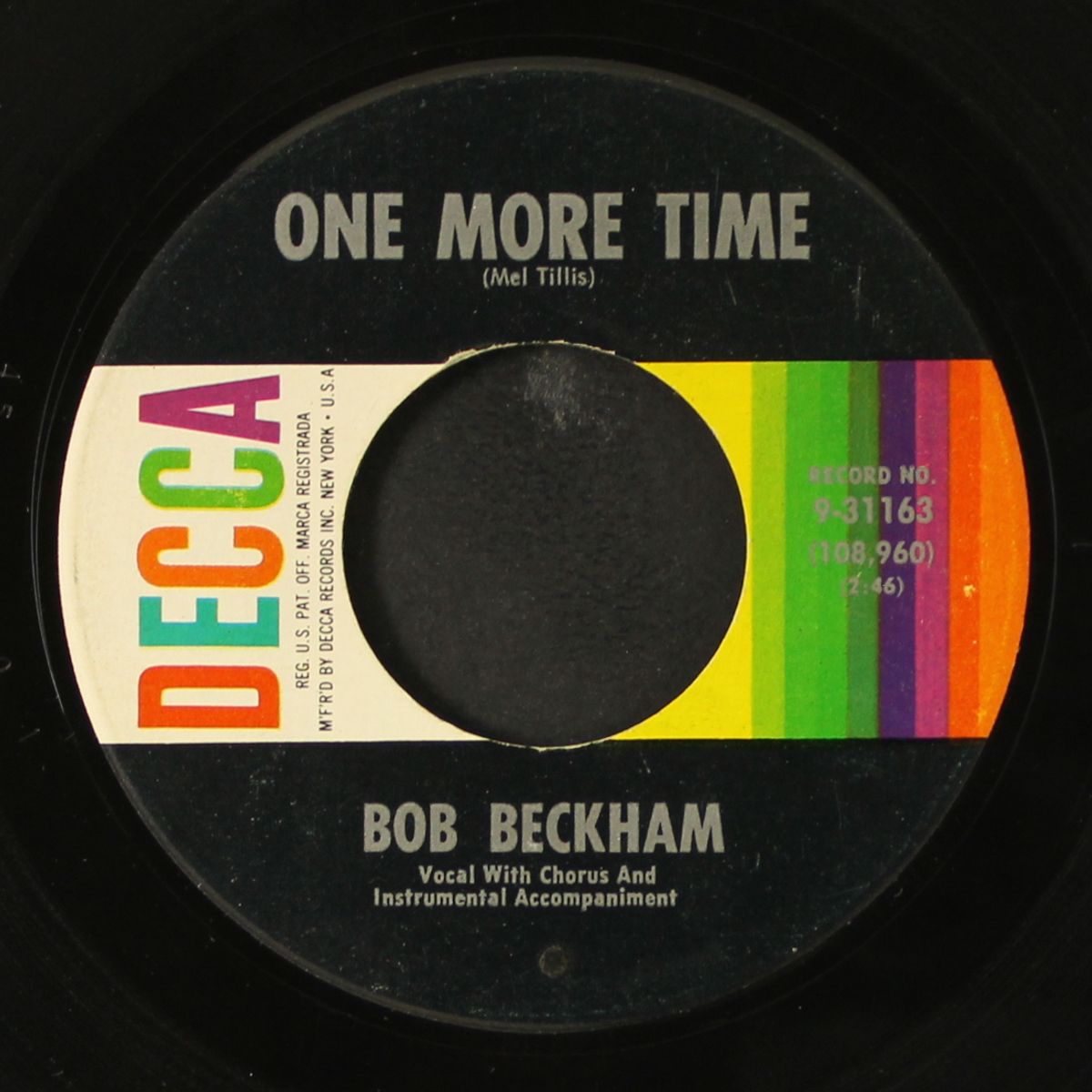 one more time / meet me halfway by BOB BECKHAM