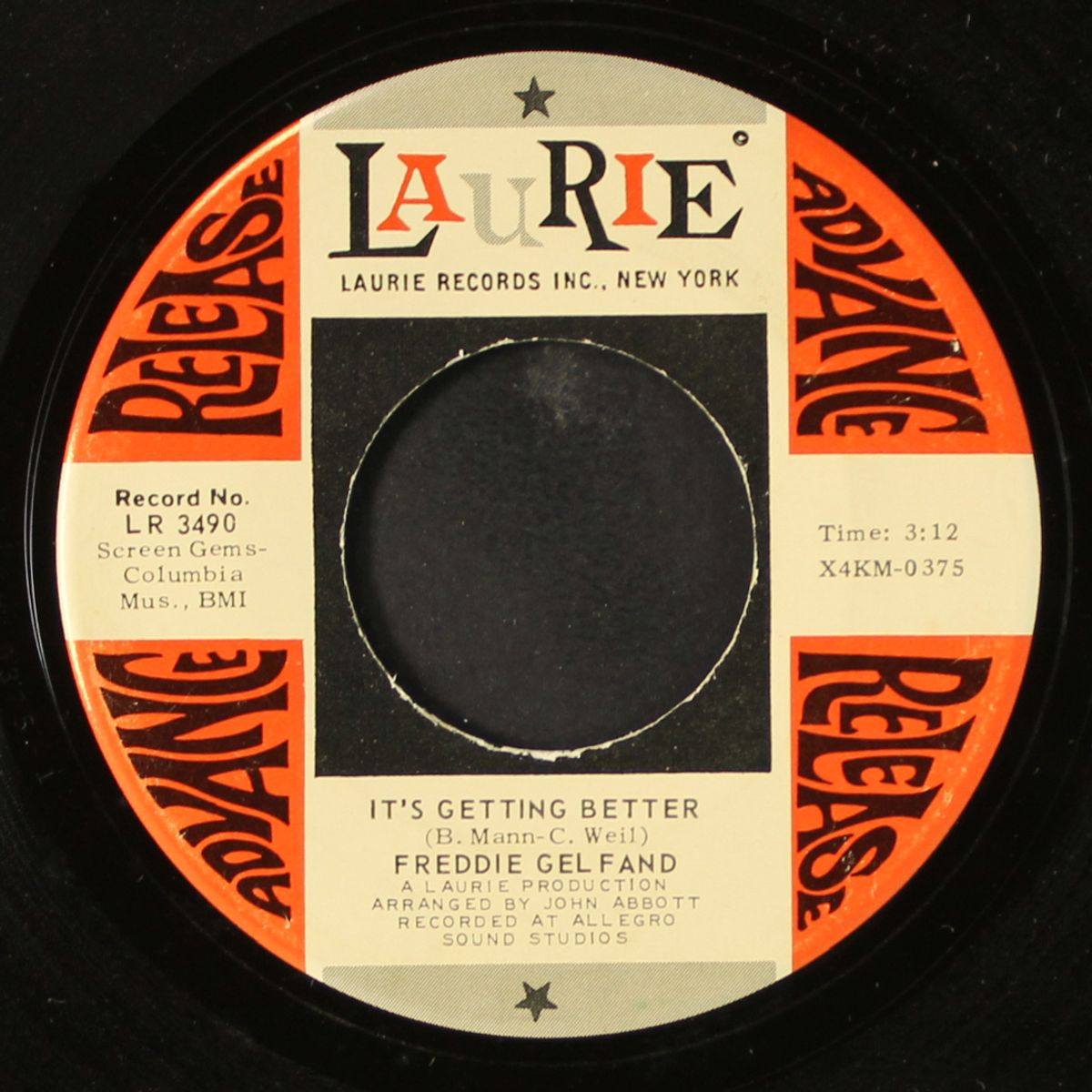 the prophet / it's getting better by FREDDIE GELFAND