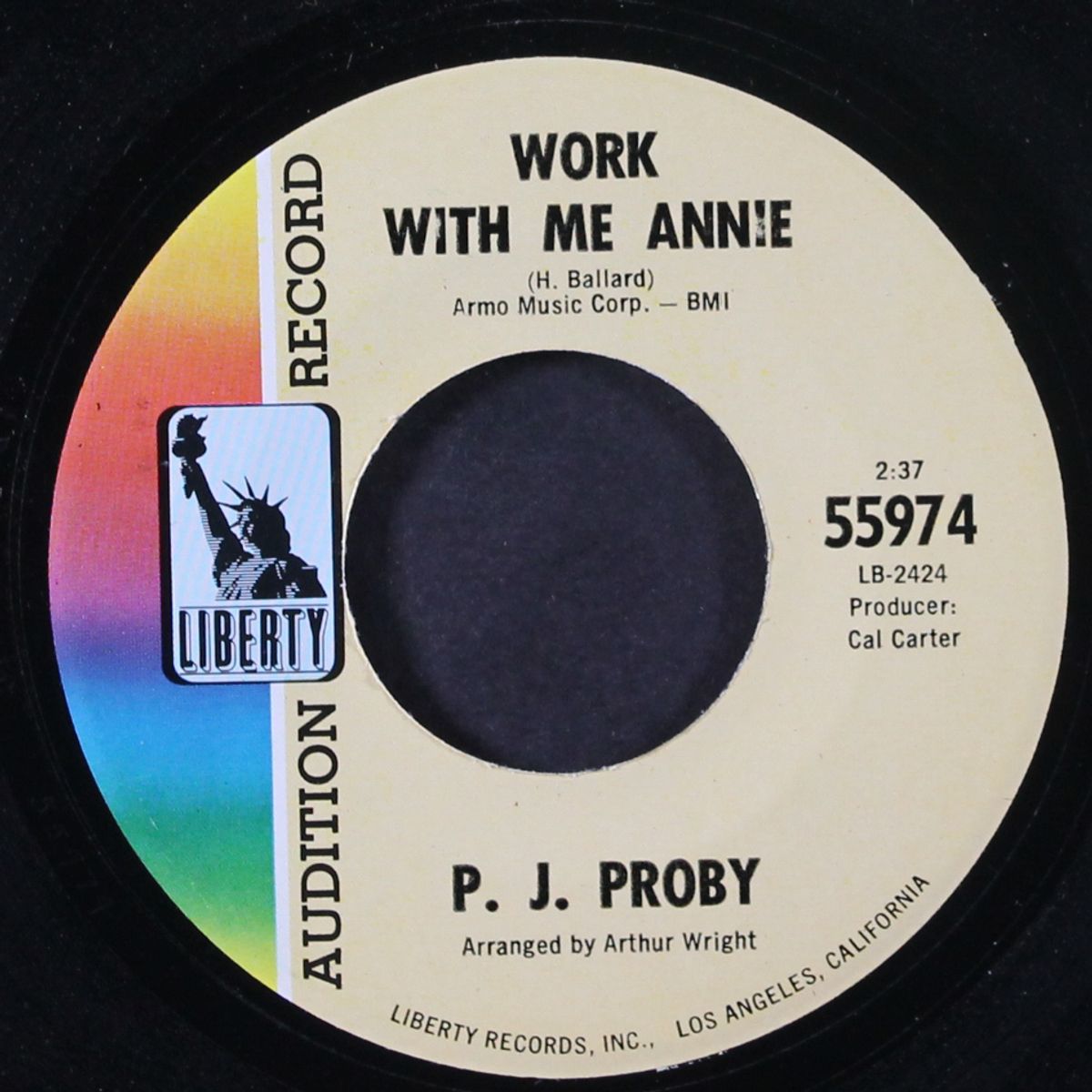 work with me annie by P.J. PROBY