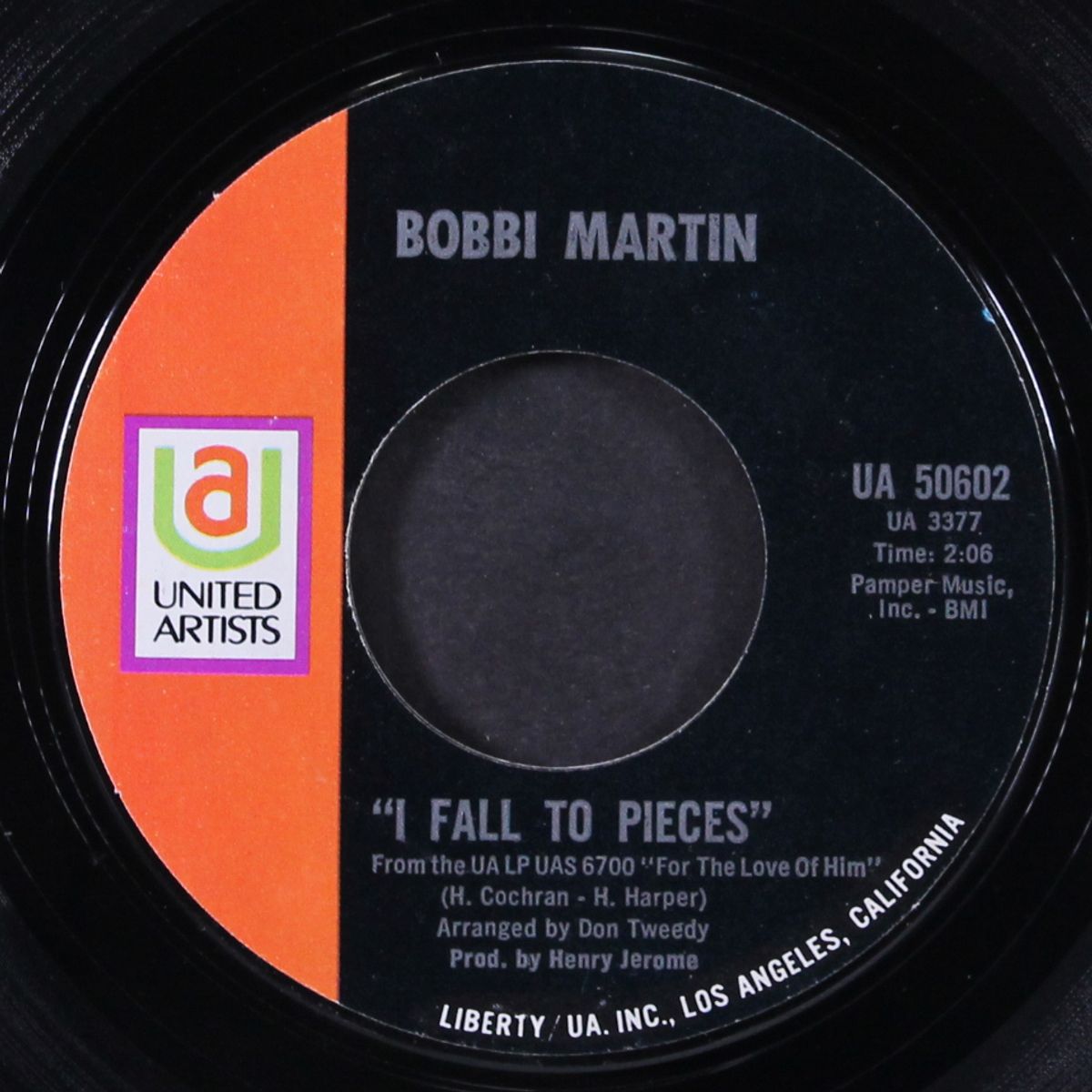 for the love of him / i fall to pieces by BOBBI MARTIN