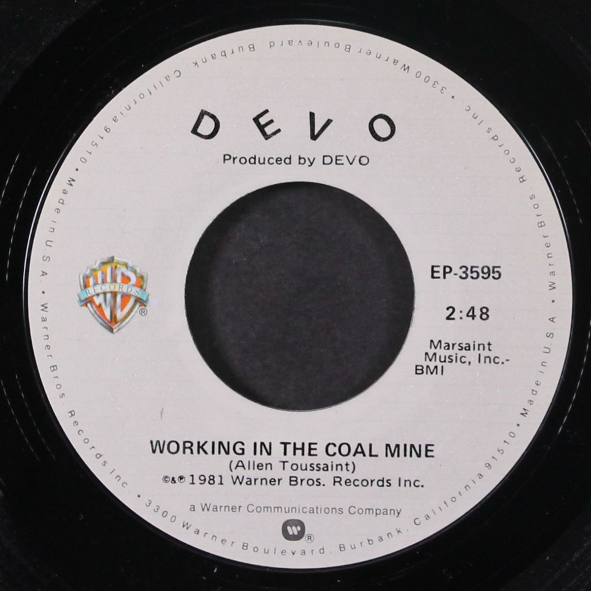 working in the coal mine / same by DEVO