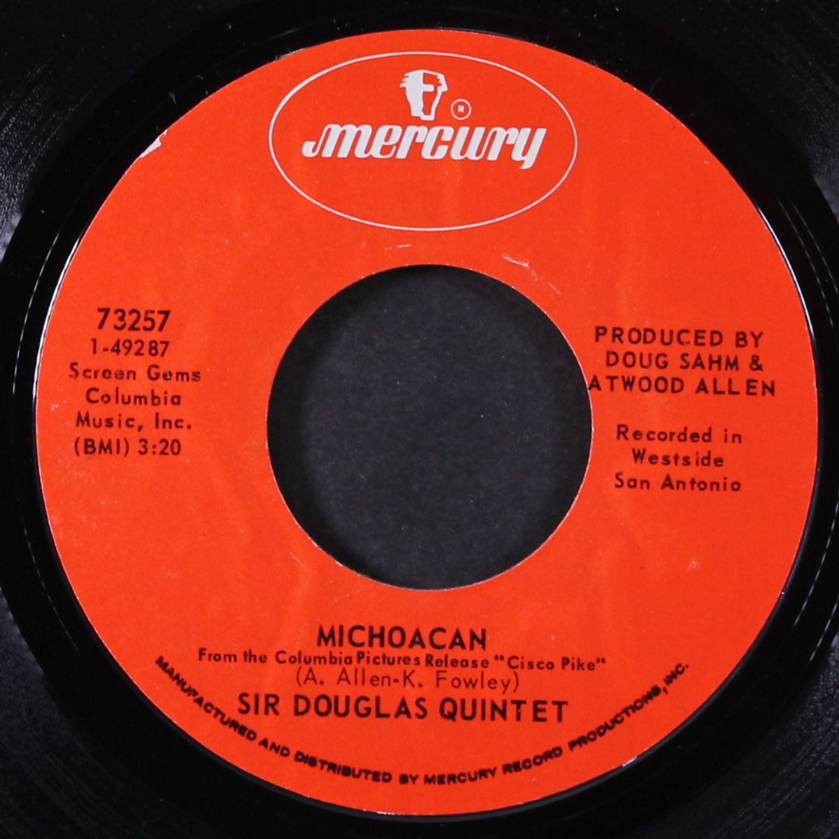 michoacan / west side blues again by SIR DOUGLAS QUINTET
