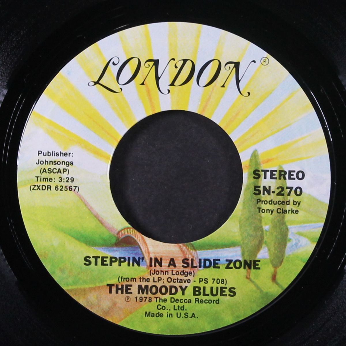 steppin' in a slide zone / i'll be level with you by MOODY BLUES