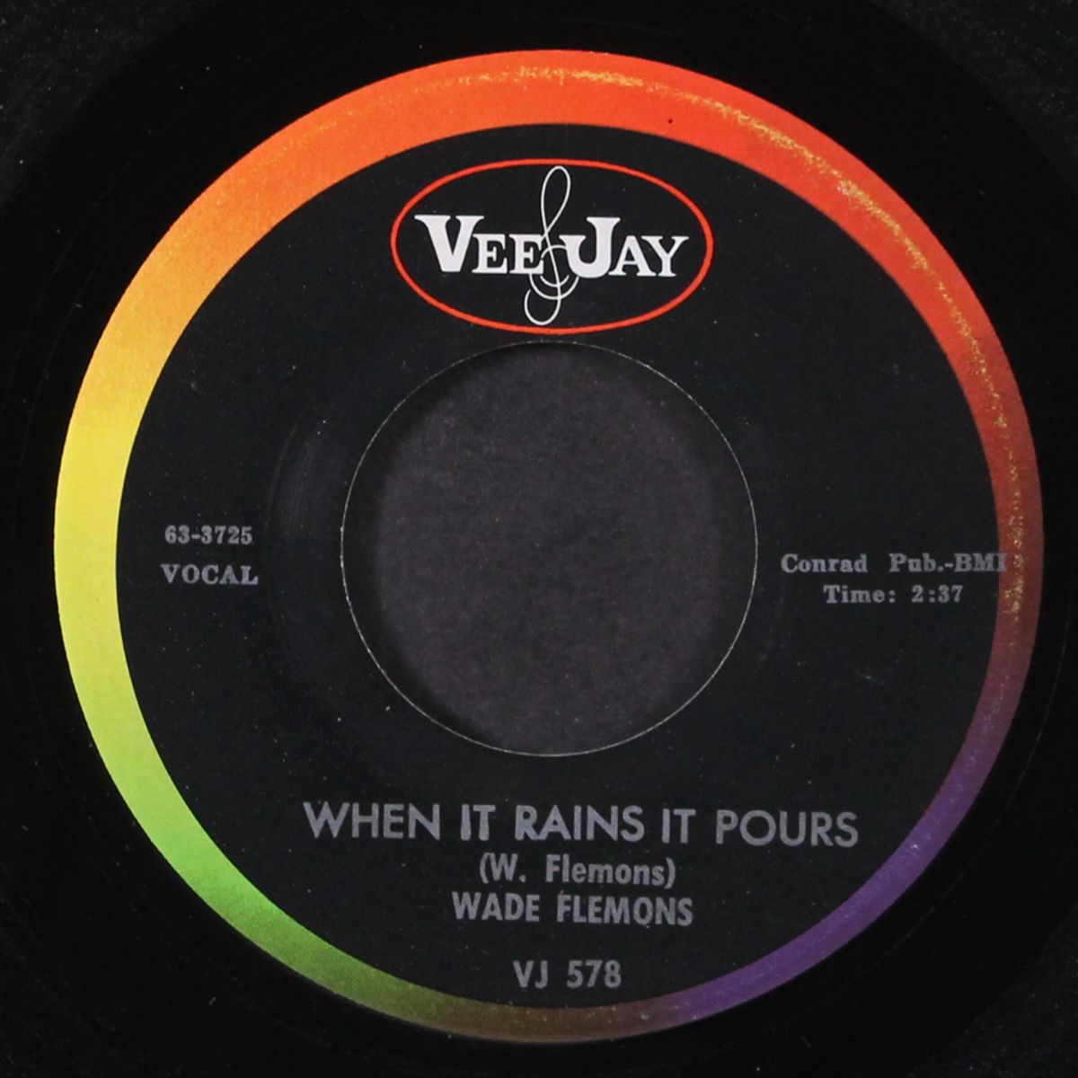 watch over her / when it rains it pours by WADE FLEMONS