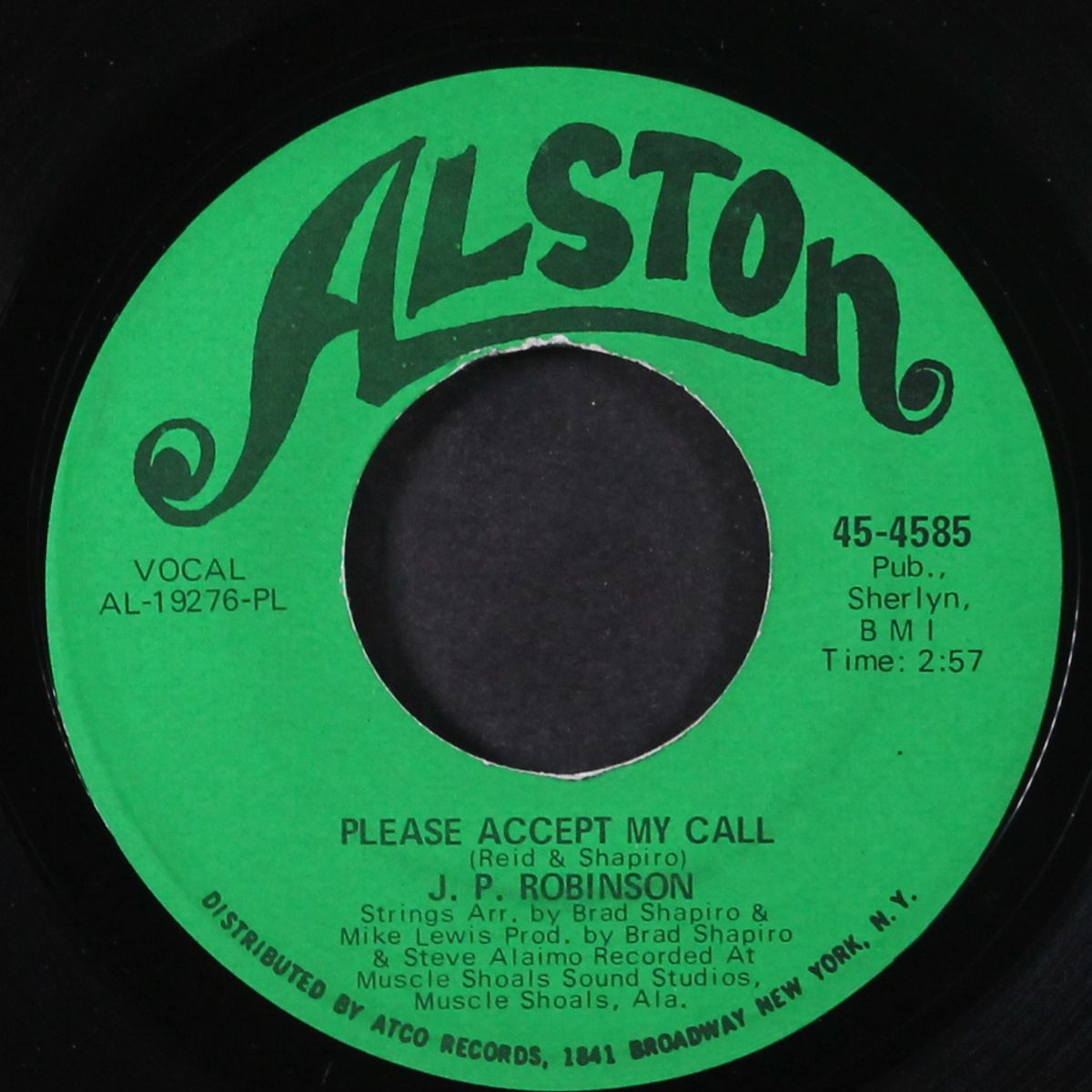 please accept my call / say it by J.P. ROBINSON