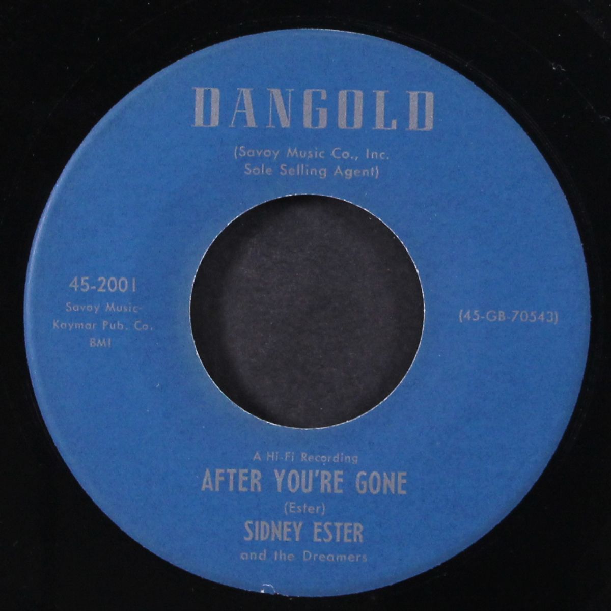 after you're gone / let me walk with you by SIDNEY ESTER