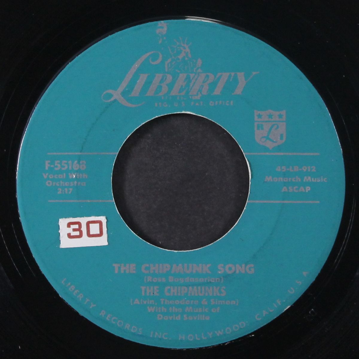 the chipmunk song by CHIPMUNKS