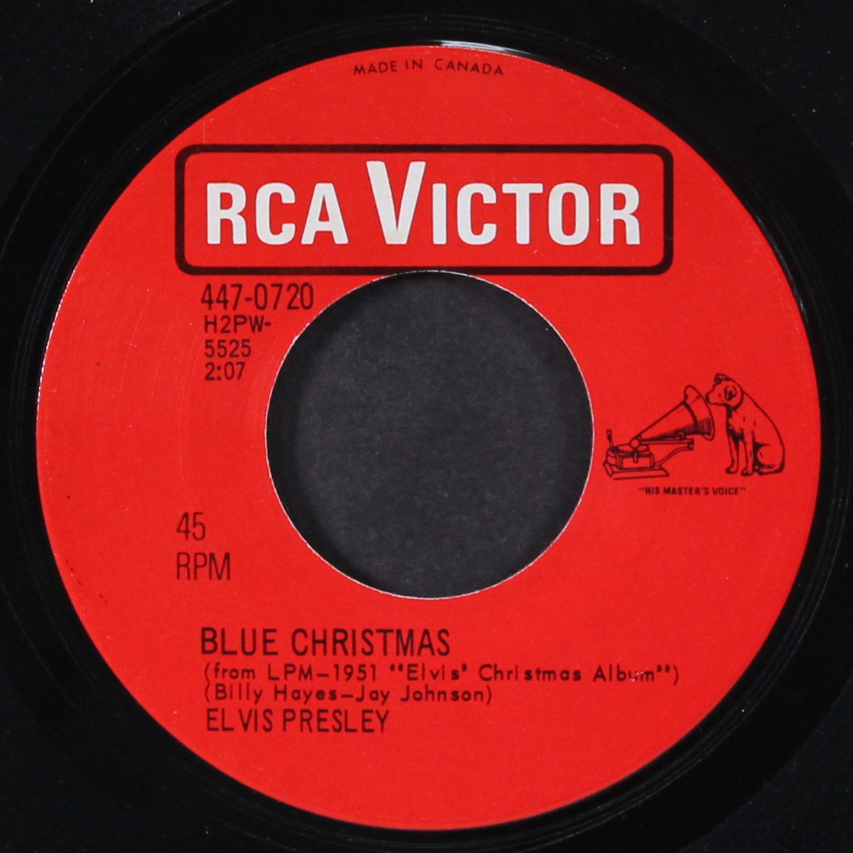 blue christmas / wooden heart by ELVIS PRESLEY