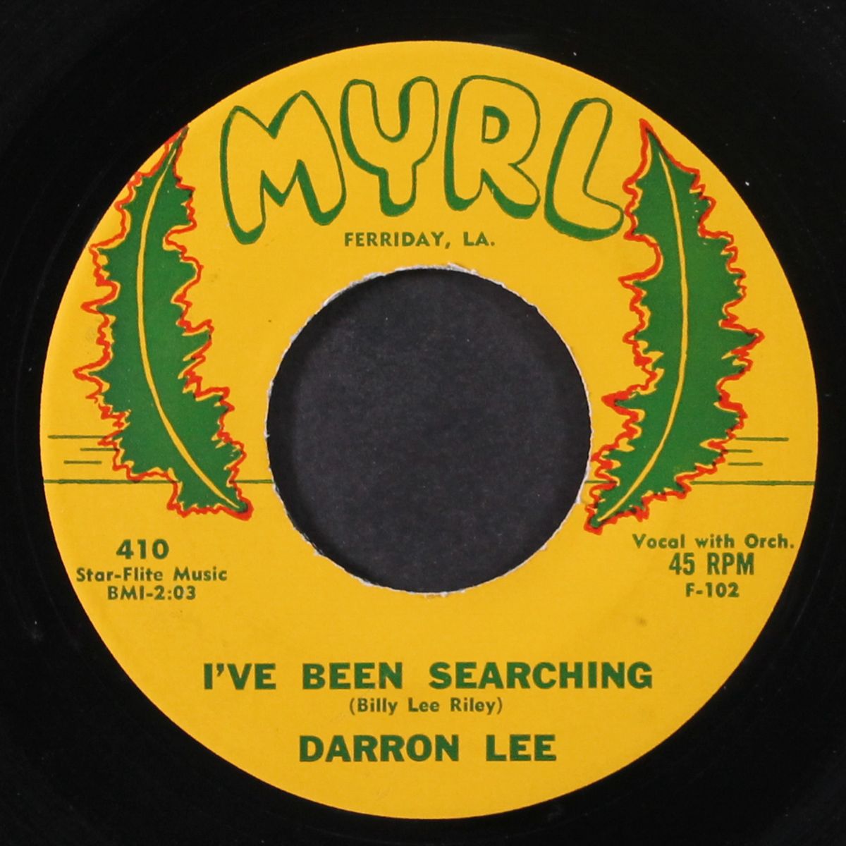 i've been searching / everybody's twistin' by DARRON LEE