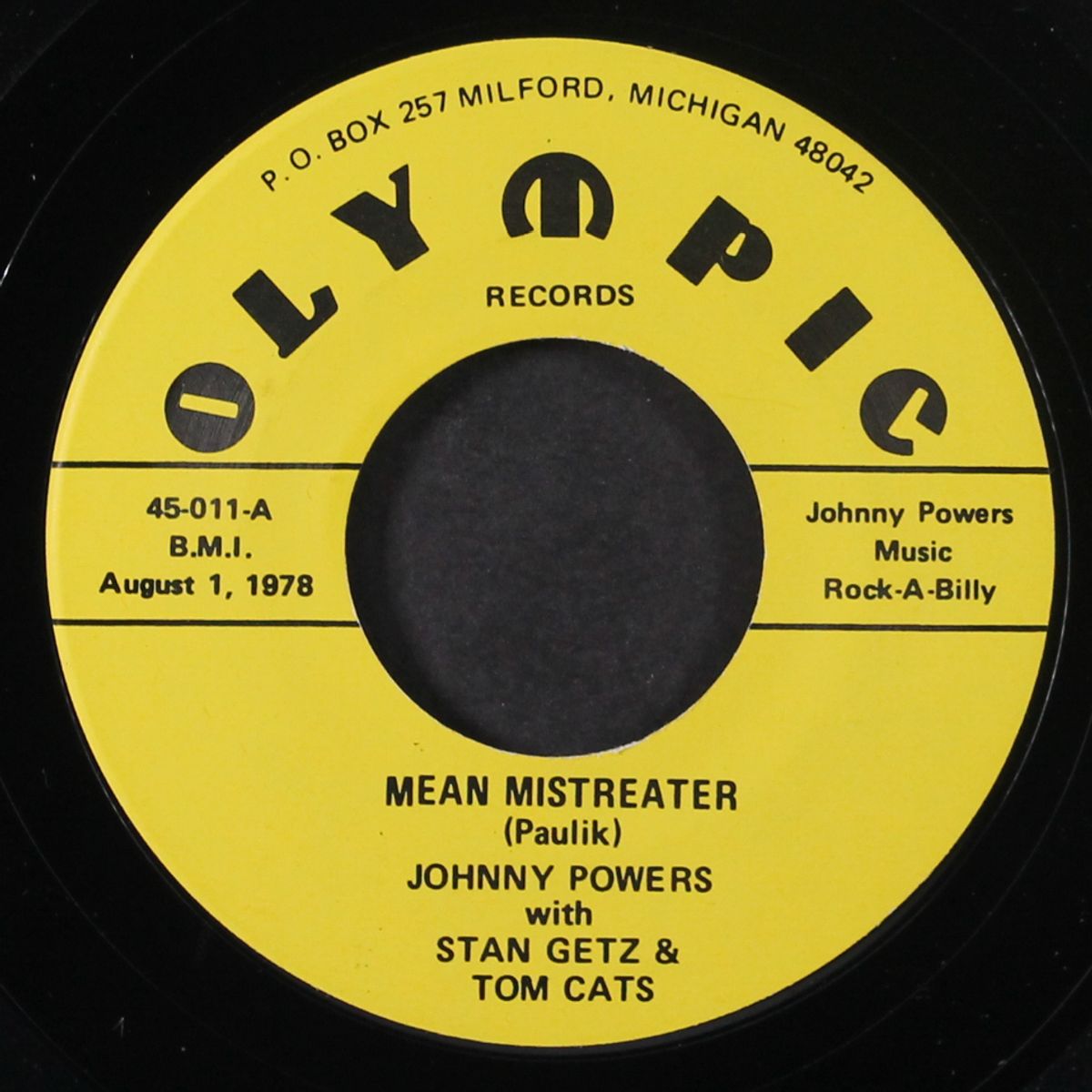 mean mistreater / treat me right by JOHNNY POWERS