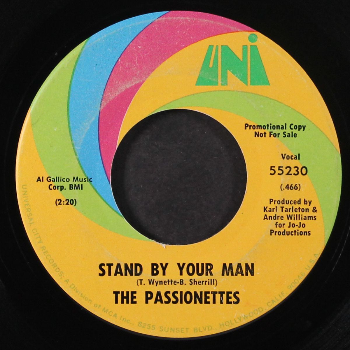 sister watch yourself / stand by your man by PASSIONETTES