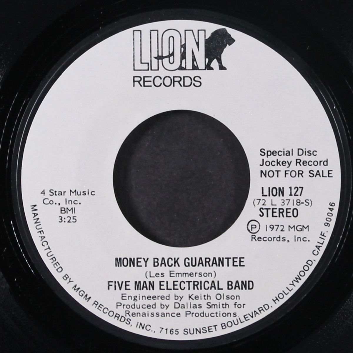 money back guarantee / mono by FIVE MAN ELECTRICAL BAND