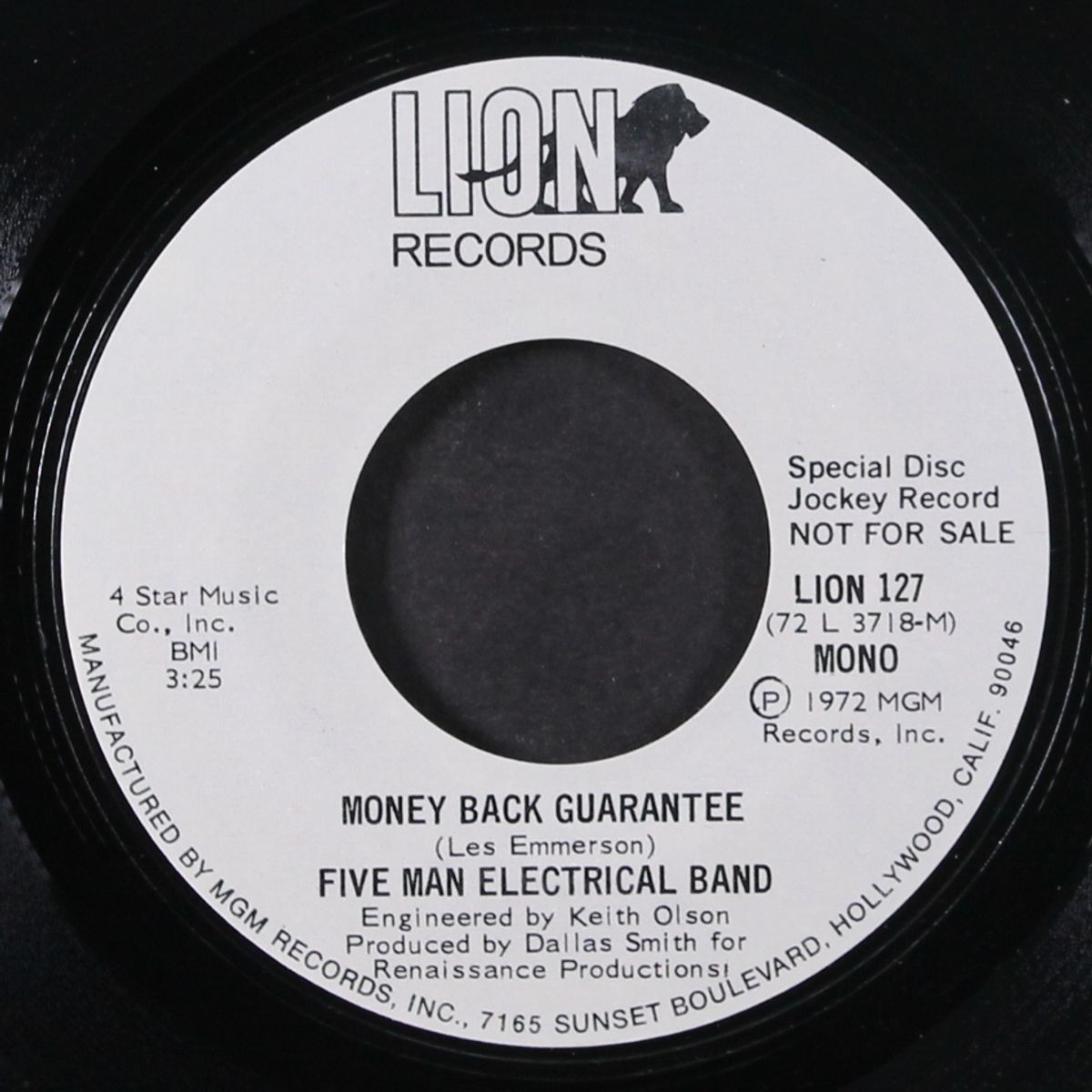 money back guarantee / mono by FIVE MAN ELECTRICAL BAND