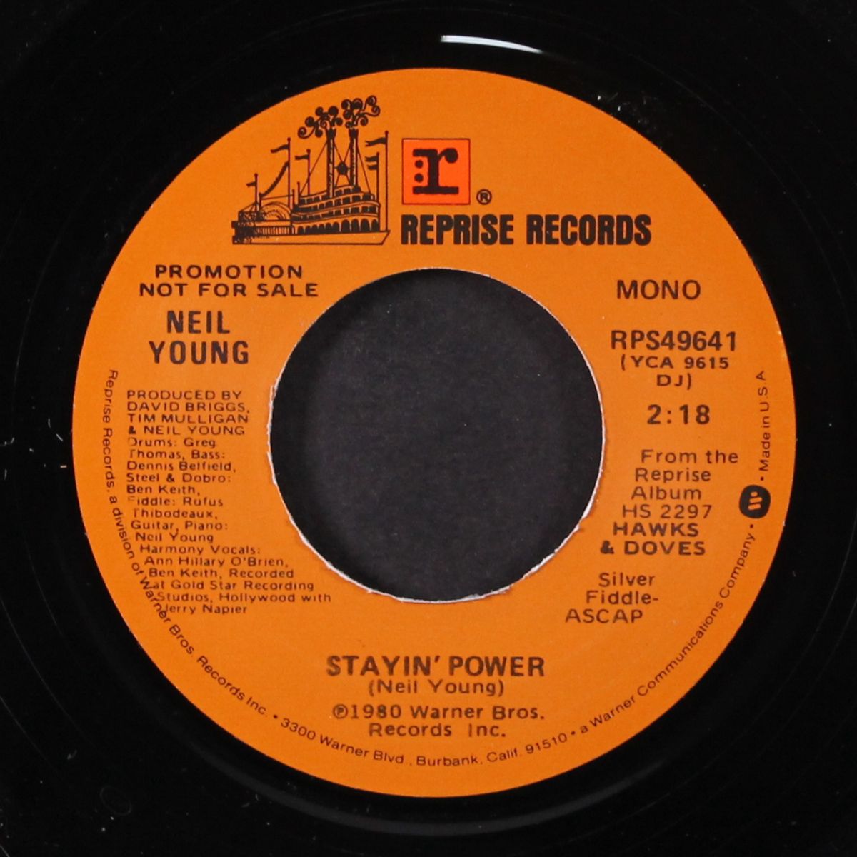 stayin' power / mono by NEIL YOUNG