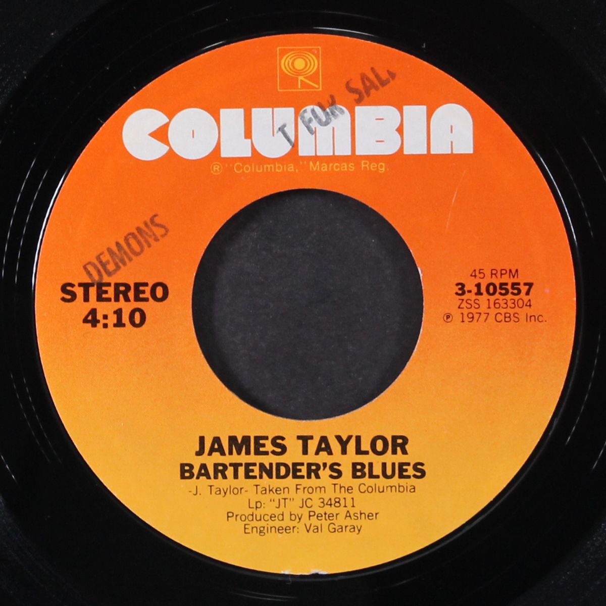 handy man / bartender's blues by JAMES TAYLOR