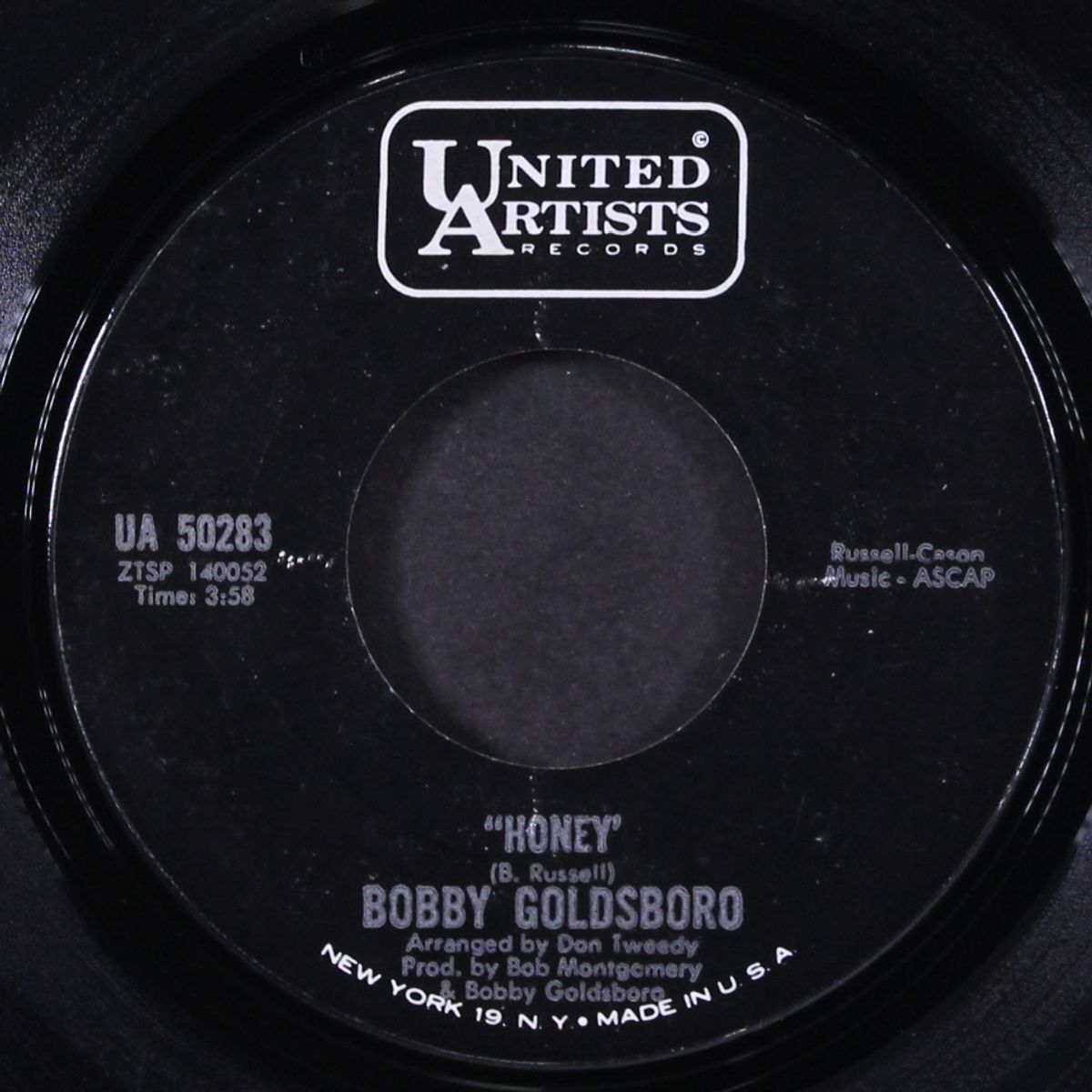 honey / danny by BOBBY GOLDSBORO