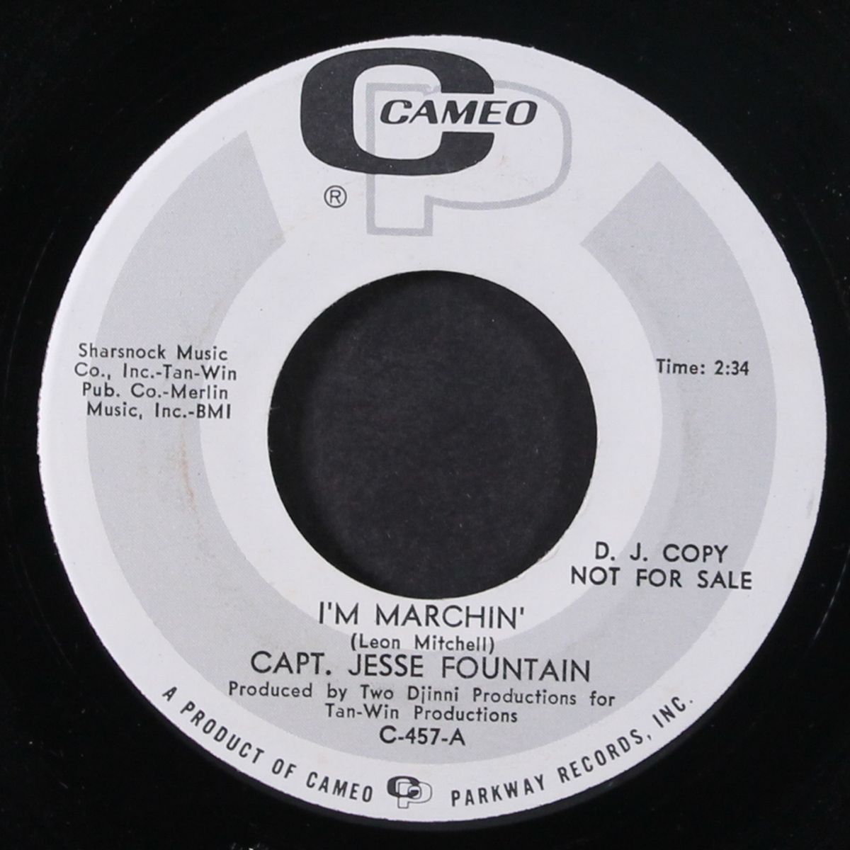 i'm marchin' / when it rains love by CAPT. JESSE FOUNTAIN
